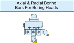 AXIAL AND RADIAL BORING BARS FOR BORING HEADS