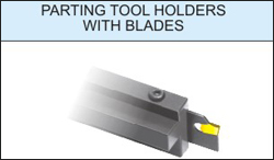 PARTING TOOL HOLDERS WITH BLADES